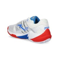 Joma WPT Open 2232 Blanc Bleu Rouge Baskets  Offre - Pas cher