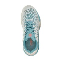 Kswiss Express Light 3 HB White Turquoise Baskets Femme