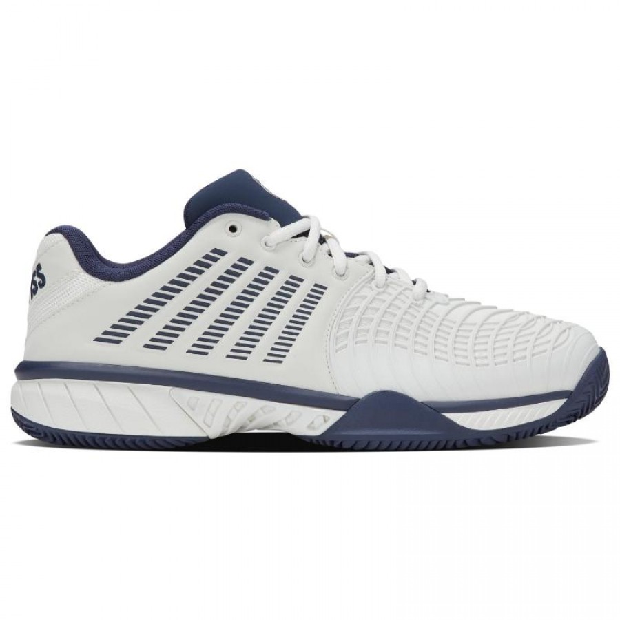 Kswiss Express Light 3 HB CLAY Blanc Bleu Marine Baskets