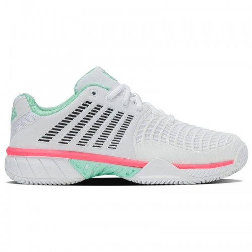 Baskets Femme Kswiss Express Light 3 HB Clay White Mint Pink Baskets Femme Kswiss Express Light 3 HB Clay White Mint Pink