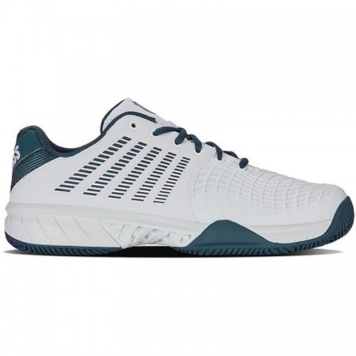 Kswiss Express Light 3 HB Terre Battue Blanc Vert Baskets Kswiss Express Light 3 HB Terre Battue Blanc Vert Baskets