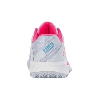 Zapatillas Kswiss Express Light 3 HB Padel Gris Blanco Rosa Neon Mujer  Offer + Cheap