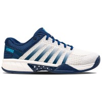 Zapatillas Kswiss Express Light Pickleball Blanco Azul Oscuro Cian  Offer + Cheap