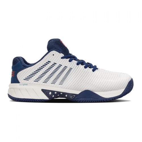 Kswiss Hypercourt Express 2 HB White Blue Baskets Kswiss Hypercourt Express 2 HB White Blue Baskets