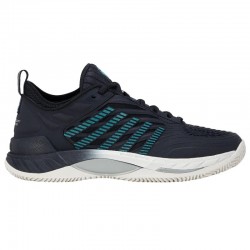 Zapatillas de Padel Suisse Hypercourt Suprême 2 HB Clay Negro Turquesa