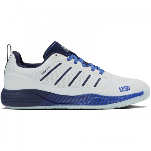 Kswiss Sanyo Ultra Court Padel Blanc Baskets Bleu Marine Kswiss Sanyo Ultra Court Padel Blanc Baskets Bleu Marine
