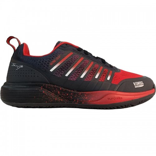 Kswiss Sanyo Ultra Court Padel Noir Anthracite Rouge Baskets Kswiss Sanyo Ultra Court Padel Noir Anthracite Rouge Baskets