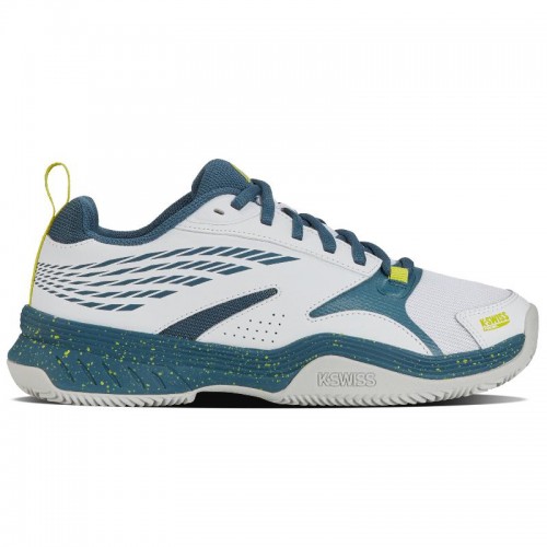 Kswiss Speedex Padel Baskets Indiennes Turquoise Blanches Kswiss Speedex Padel Baskets Indiennes Turquoise Blanches