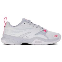 Kswiss Speedex Padel branco neon rosa sapatos femininos