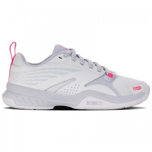 Chaussures Femme Kswiss Speedex Padel White Neon Pink Chaussures Femme Kswiss Speedex Padel White Neon Pink