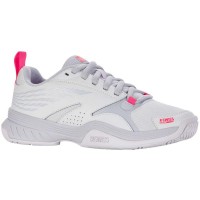 Kswiss Speedex Padel branco neon rosa sapatos femininos
