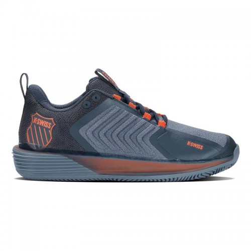 Chaussures Kswiss Ultrashot 3 HB Bleu Gris Chaussures Kswiss Ultrashot 3 HB Bleu Gris