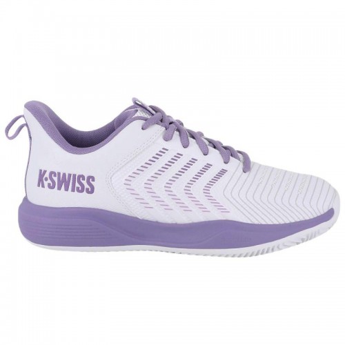 Tênis femininos Kswiss Ultrashot Light Clay Lavender White