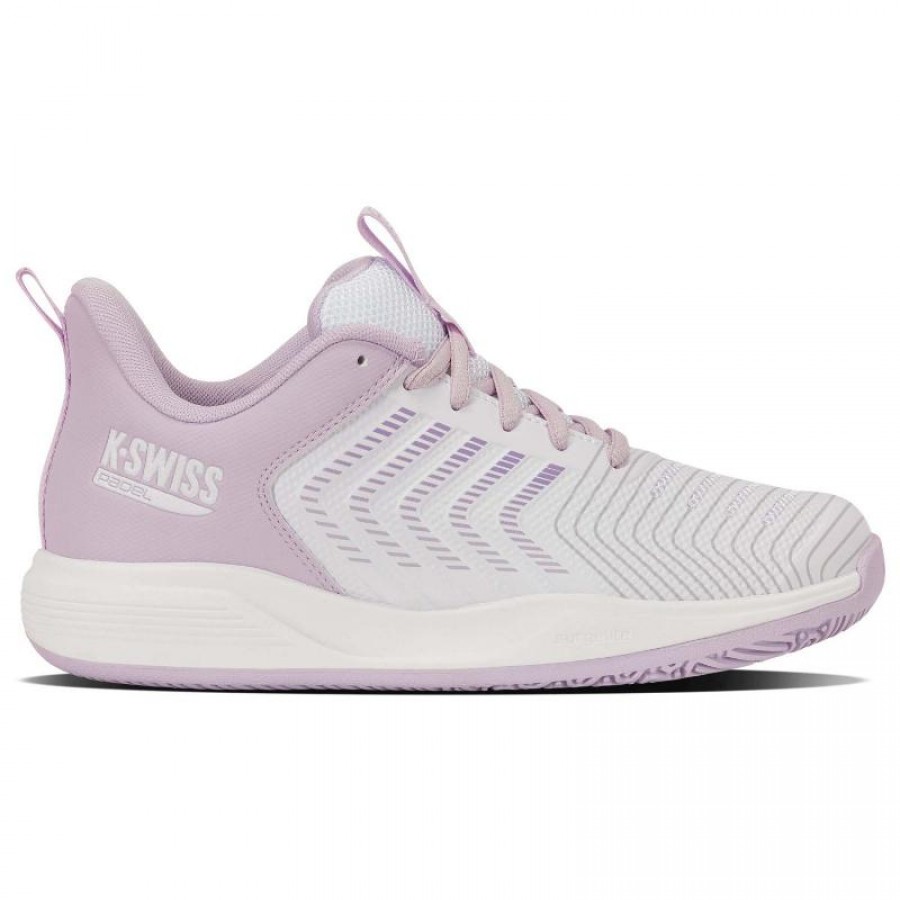 Tênis femininos Kswiss Ultrashot Light Clay White Pink