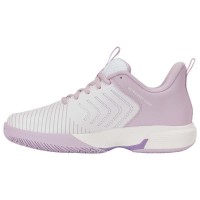 Tênis femininos Kswiss Ultrashot Light Clay White Pink