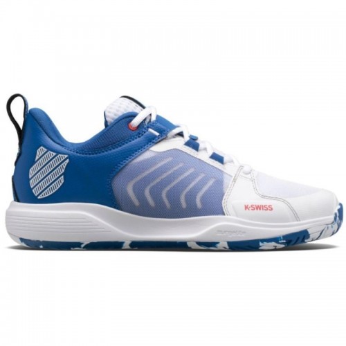Baskets Kswiss Ultrashot Team Blanc Bleu Baskets Kswiss Ultrashot Team Blanc Bleu