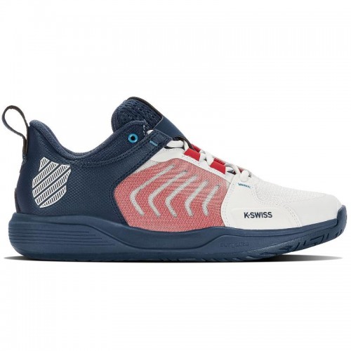 Baskets Kswiss Ultrashot Team Blanc Bleu Marine Baskets Kswiss Ultrashot Team Blanc Bleu Marine