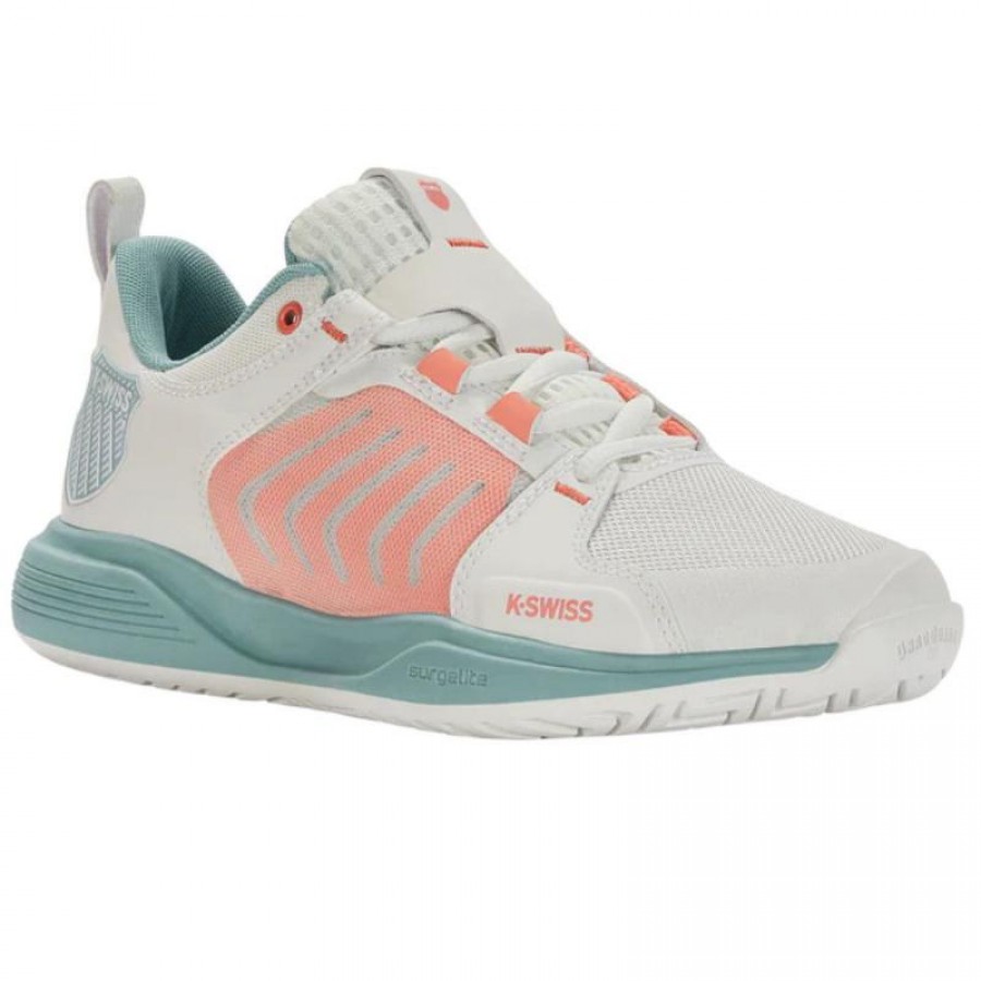 Sneakers Kswiss Ultrashot Team White Coral Donna