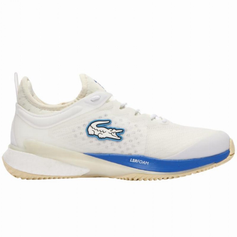 Lacoste AG-LT23 Lite Clay Court 124 White Blue Shoes  Offer + Cheap