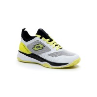 Sneakers Lotto Mirage 200 Bianco Giallo Neon Nero Donna  Offerta + Economico