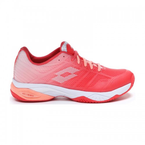 Scarpe Lotto Mirage 300 Red Fluor White Salmon Donna Scarpe Lotto Mirage 300 Red Fluor White Salmon Donna