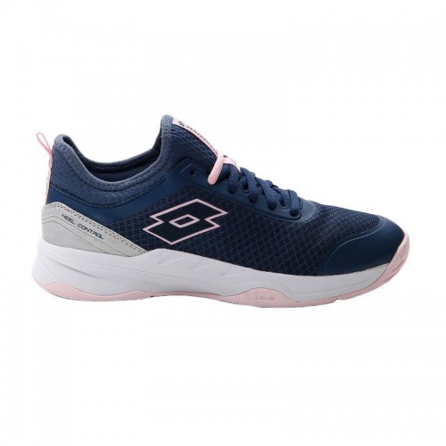 Sneakers Lotto Mirage 500 II Blu Denim Rosa Grigio Metallo Donna Sneakers Lotto Mirage 500 II Blu Denim Rosa Grigio Metallo Donna