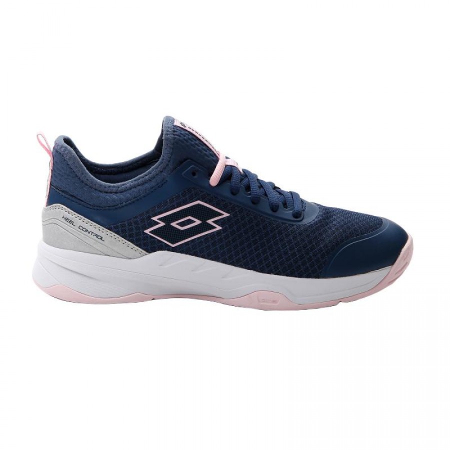 Tenis Lotto Mirage 500 II Azul Denim Rosa Cinza Cinza Cinza Mulheres