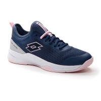 Tenis Lotto Mirage 500 II Azul Denim Rosa Cinza Cinza Cinza Mulheres