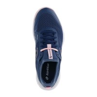 Tenis Lotto Mirage 500 II Azul Denim Rosa Cinza Cinza Cinza Mulheres