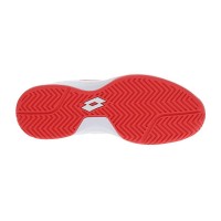 Shoes Lotto Space 600 II White Red Fluor Women