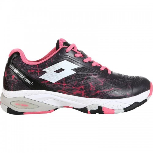 Sneakers Lotto Superrapida 200 IV Nero Fucsia Donna Sneakers Lotto Superrapida 200 IV Nero Fucsia Donna