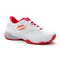 Tenis Lotto Superfast 400 V Branco Rosa Mulheres