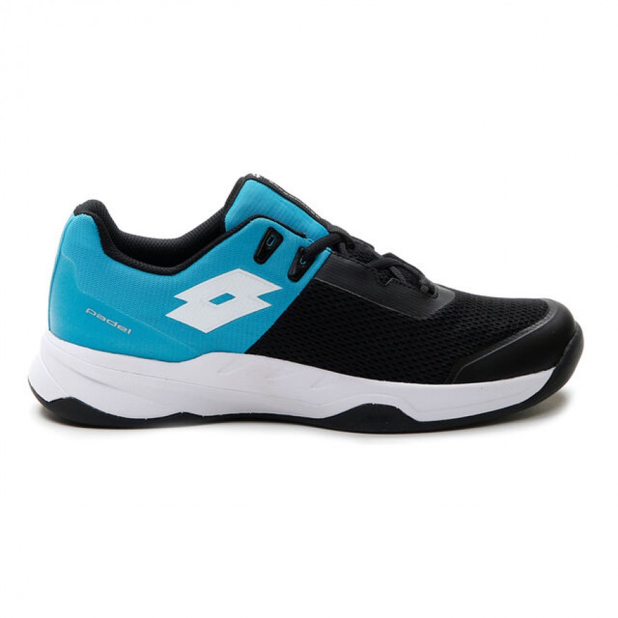 Lotto Superrapida 600 Baskets Noir Turquoise  Offre - Pas cher