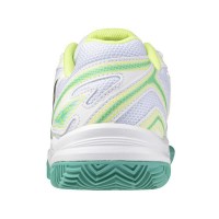 Tênis Mizuno Break Shot 4 Clay Branco Preto Lima para Mulheres  Oferta + Barato