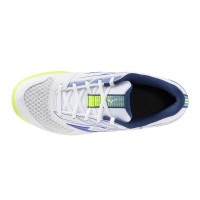 Mizuno Break Shot 5 Clay White Blue Sneakers