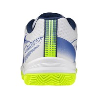 Mizuno Break Shot 5 Clay White Blue Sneakers