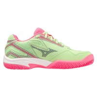 Tenis Mizuno Break Shot Verde Fucsia Feminino