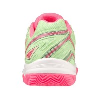 Baskets Mizuno Break Shot Green Fuchsia Women