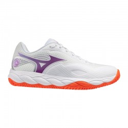 Mizuno Wave Enforce Court 2 Clay White Sneakers femminili