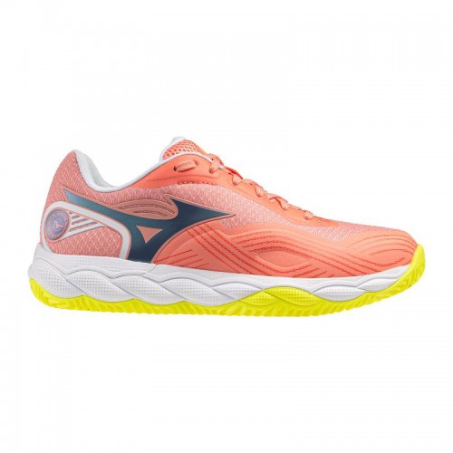 Baskets féminines Mizuno Wave Enforce Court 2 Padel Coral
