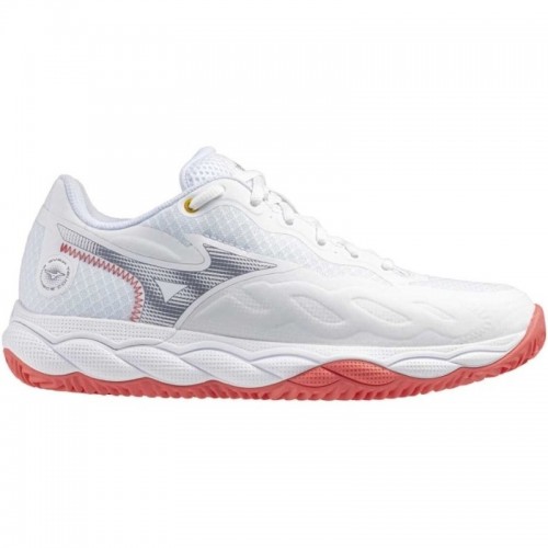 Zapatillas Mizuno Wave Enforce Court Clay Blanco Azul Coral Mujer Zapatillas Mizuno Wave Enforce Court Clay Blanco Azul Coral Mujer