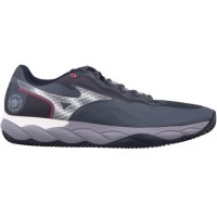 Zapatillas Mizuno Wave Enforce Court Clay Gris Blanco Azul  Oferta + Barato