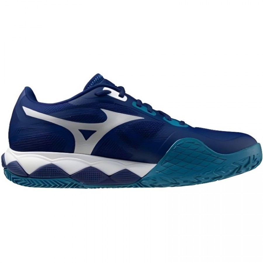 Mizuno Wave Enforce Tour 2 Clay Azul Branco Tênis  Oferta + Barato