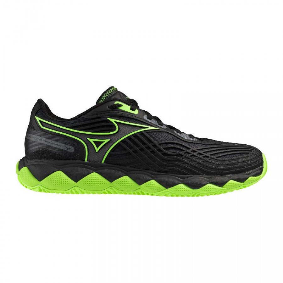 Tênis Mizuno Wave Enforce Tour 2 Padel Preto-Verde