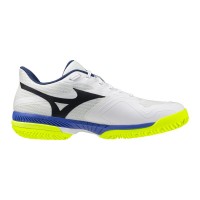 Baskets Mizuno Wave Exceed Court en argile blanche bleue