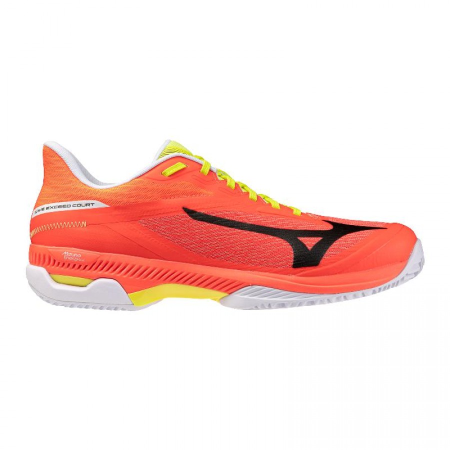 Baskets orange Padel Mizuno Wave Exceed Court