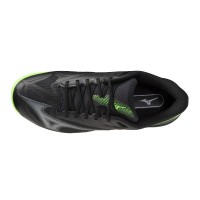 Mizuno Wave Exceed Court Padel Black Green Sneakers