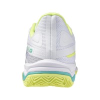 Baskets Femme Mizuno Wave Exceed Light 2 TERRE BATTUE Blanc Noir Lime  Offre - Pas cher
