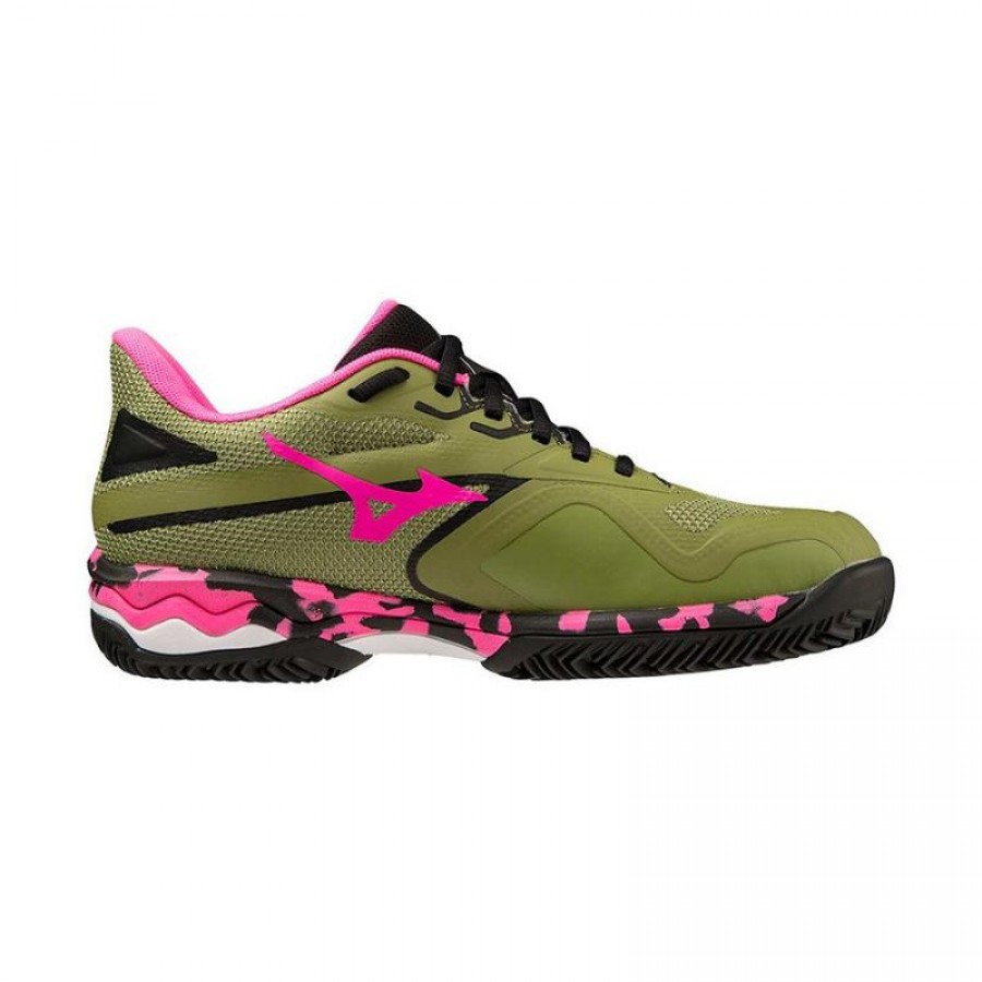 Sneakers Mizuno Wave Exceed Light 2 Verde Fucsia Donna