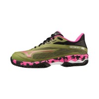 Zapatillas Mizuno Wave Exceed Light 2 Verde Fucsia Mujer  Oferta + Barato